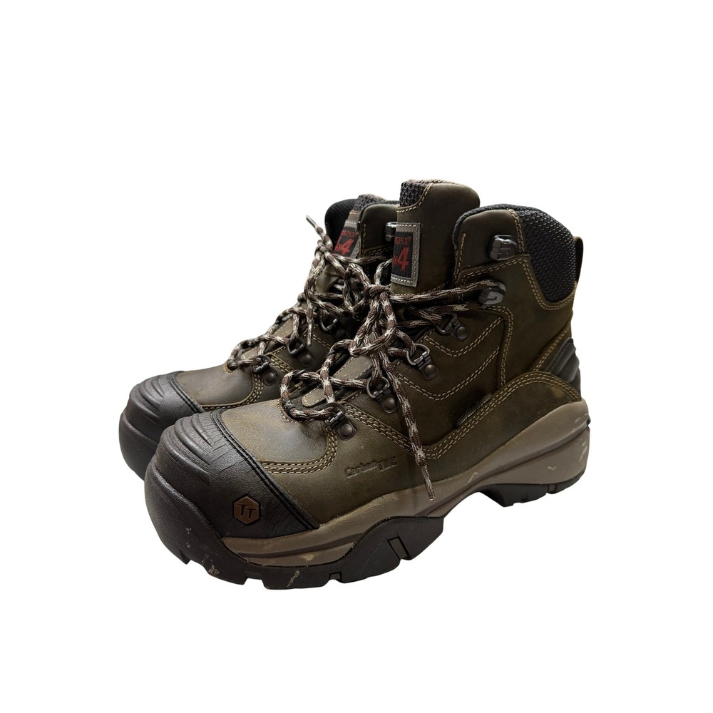 Carolina CA5525 Elm 4x4 Work Boots Mens Brown Waterproof Composite Toe 8D